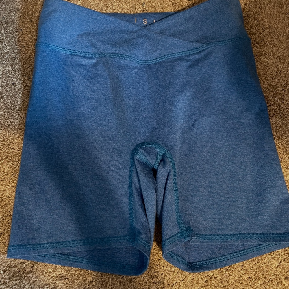 Blue Isla Movement Crossover Shorts
